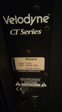 Subwoofer Velodyne CT100 caisson noir bon état 