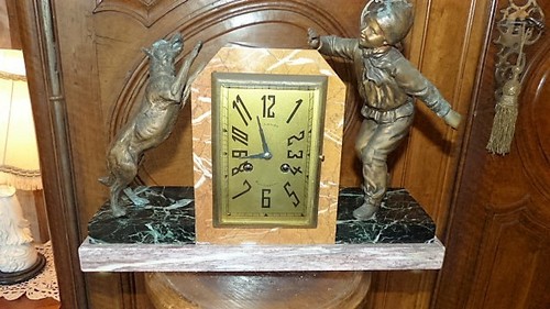 Pendule 1900 régule style art