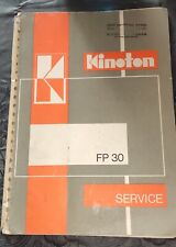  DOCUMENTATION / SERVICE  KINOTON FP30   / LIVRET 83 PAGES