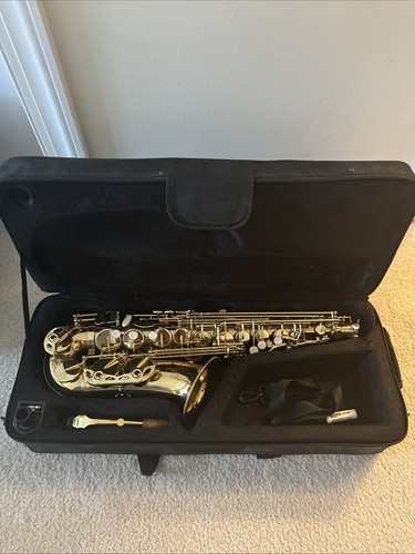 Alto saxophone golden body - alto, saxophone;