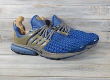 Vintage Nike Air Presto Tissé 2002 Baskets Homme Bleu Très Rare Rétro...