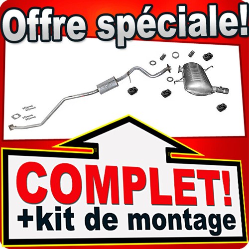 Ligne pot échappement pour - pot,
