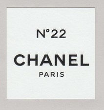 Carte  publicitaire - advertising card  - N°22 de Chanel 