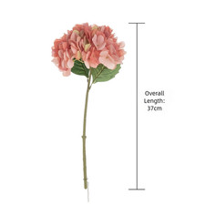 Fausse fleur d'hortensia artificiel facile à disposer fabriquée avec tissu