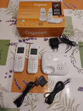 Téléphones Fixes 2 combinés GIGASET AS405 A Duo