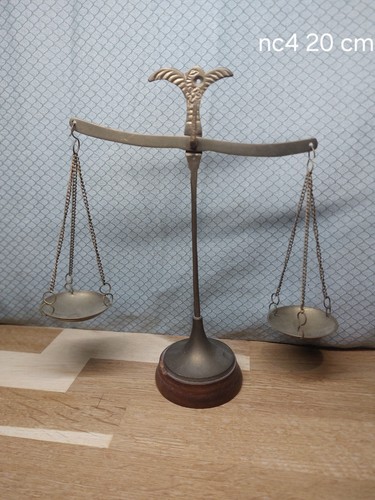 Balance justice thémis - balance, laiton
