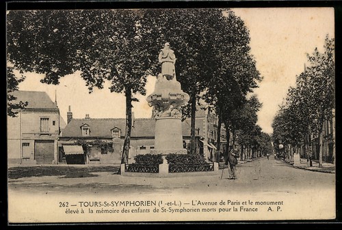 Cpa tours symphorien - cpa, tours-st-symphorien