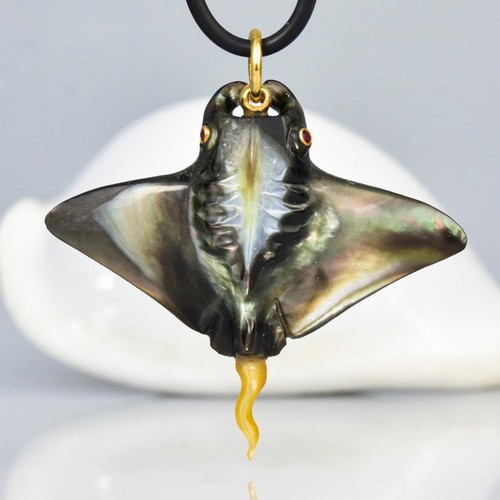 Pendentif manta ray - pendentif,