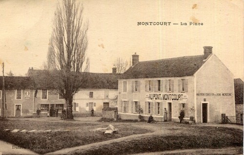 Carte montcourt fromonville - carte,