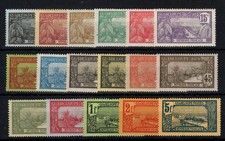 Colonie - Guadeloupe , YV 55 à 71 N* MH complète, Cote 45 Euros (RC521)