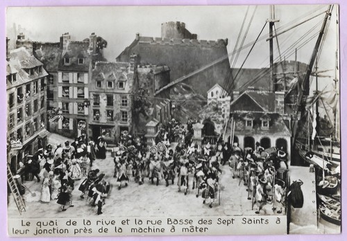 Cpsm brest diorama - diorama, quai
