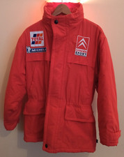 veste rouge Citroën Sport course LEONARDO  taille  S .  rallie terre