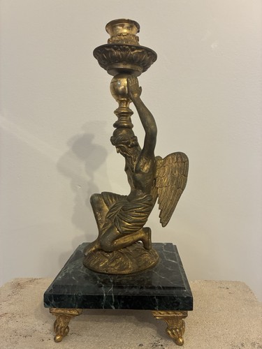 Bougeoir bronze empire xixe - empire,