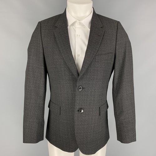 Costume laine revers en - À,