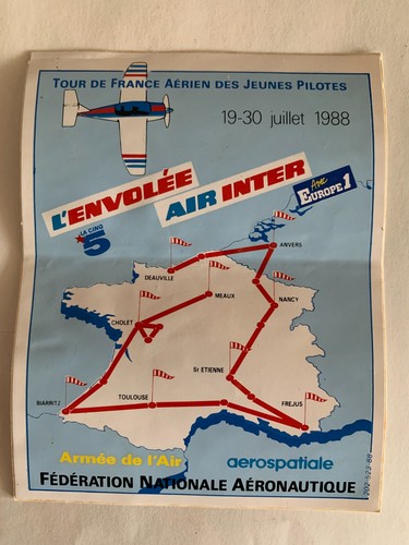 Sticker envolee air inter - l'envolee,