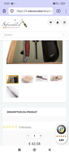 Couteau laguiole fusil - couteau,