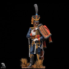 Soldat jouet en étain peint