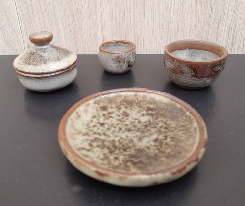 Lot4 miniatures grès - lot4,