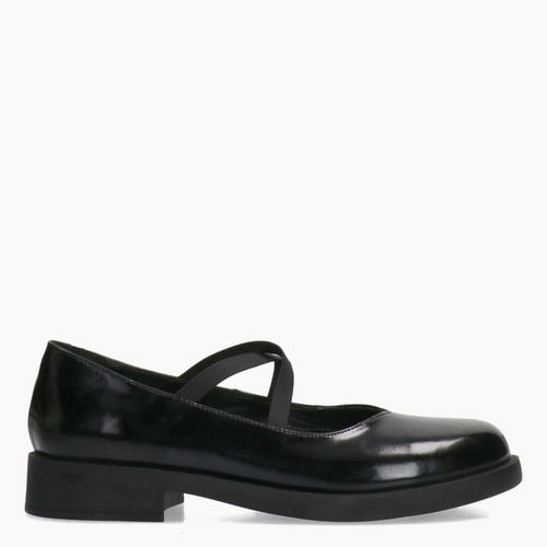 Ballerine vernis noir avec - ballerine,