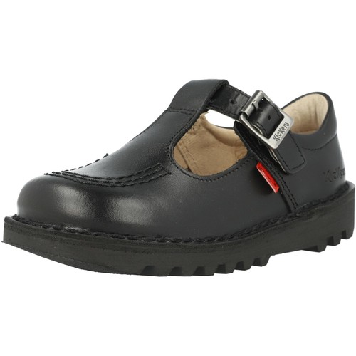 Kickers kick black leather - kick, t