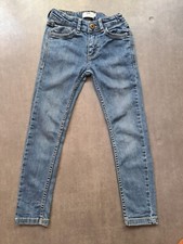 CYRILLUS  7 ans pantalon jean slim garçon bleu EXCELLENT ETAT