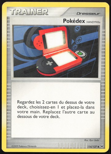 Carte pokémon pokédex - carte,