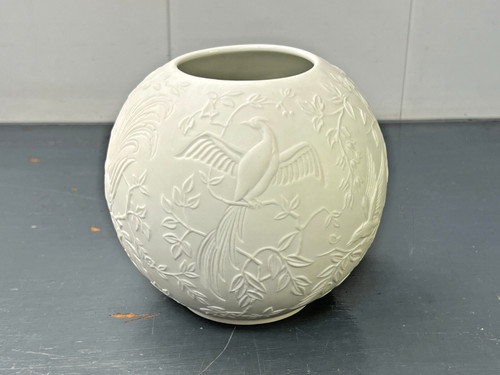Vase boule porcelaine - vase,