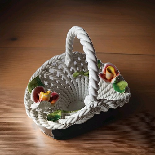 Panier porcelaine déco - panier, en