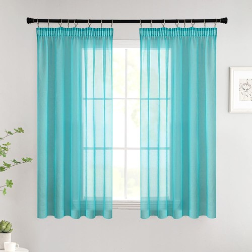 Rideaux courts transparent - rideaux,