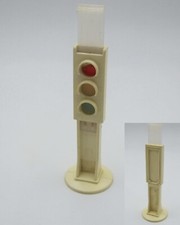 PLAYMOBIL (Q1127) CHANTIER - Feux Tricolores Blanc Complet Vintage 3488 Jauni