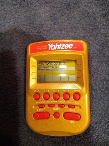 Vintage yahtzee electronic - yahtzee,