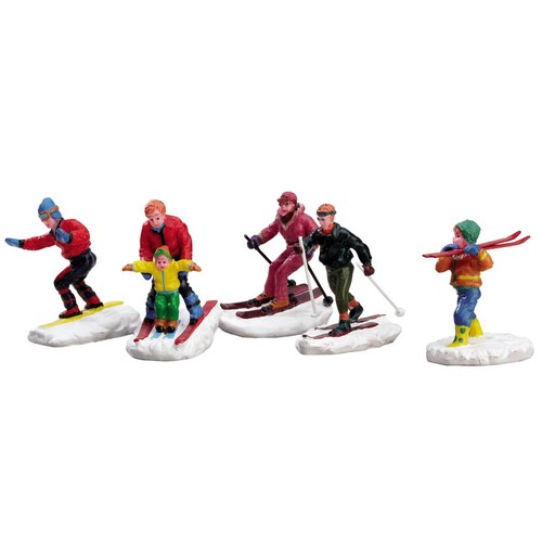 Figurines hiver ensemble de - figurines, d'hiver,