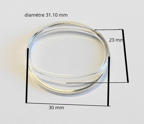 Verre montre lov lcd - verre,