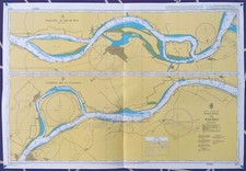 Carte Maritime Admiralty 1621 CHINE CHANG JIANG DAGANG À NANJING Genius