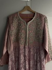 Caftan marocain rose brodé - rose,