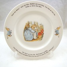 Wedgwood Peter Rabbit Assiette' Aujourd'Hui My Dears '25.1cm Excellent