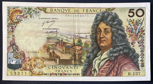 Billet france 50 francs - -,