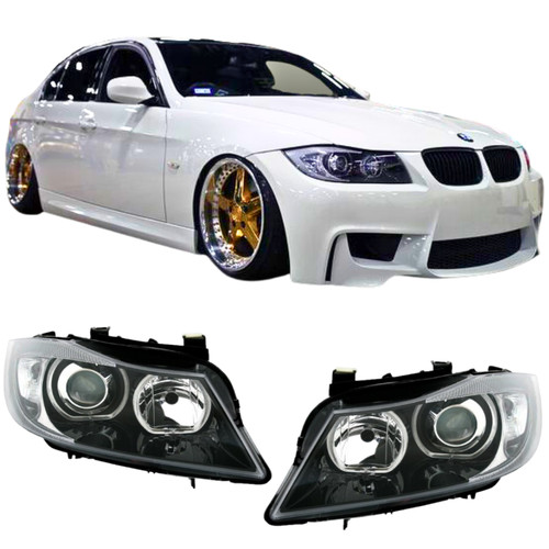 Phares angel eyes led - angel, noir