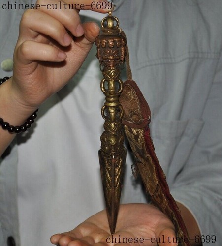 Old tibetan buddhism bronze - old,