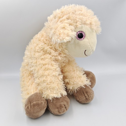 Doudou peluche mouton blanc