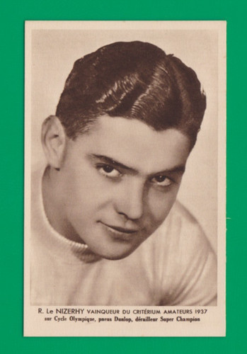 Cyclisme carte cycliste roger - carte,