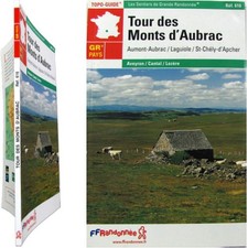 Topo-Guide Tour des monts d'Aubrac 616 Sentiers de grande randonnée Laguiole etc