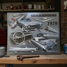 Plaque métal Cadillac Eldorado