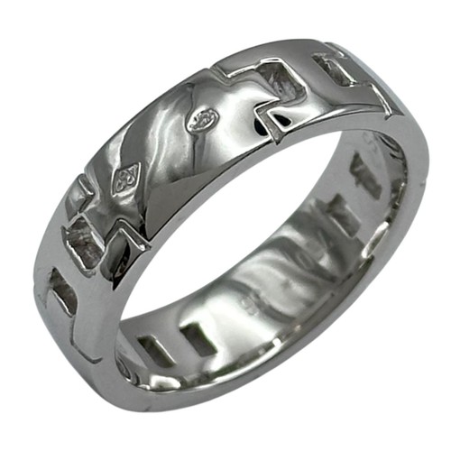 Bague hermès hercule blanc - bague, or