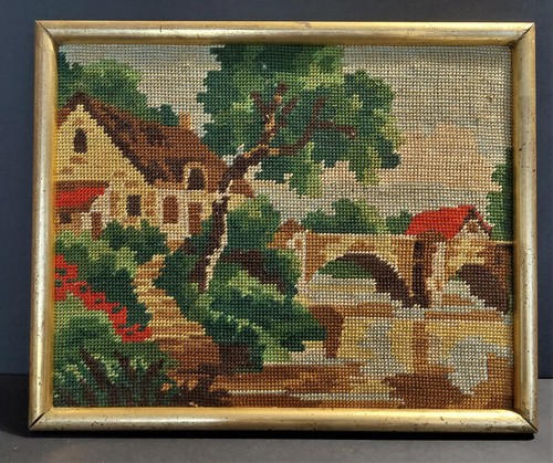 Tapisserie vintage encadrée