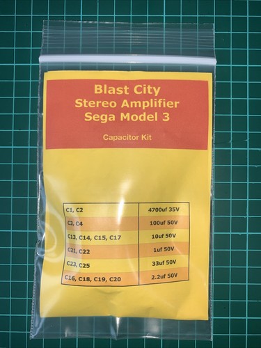 Cap kit révision pcb ampli - kit,