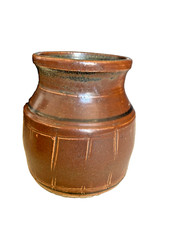 vase terre cuite marron