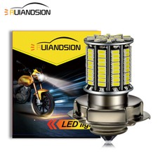 1PC P26S 3014 108 LED Ampoule de phare de scooter de moto Blanc DC 10-30V 1000LM