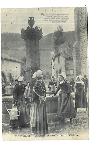 Auvergne la fontaine - a, du