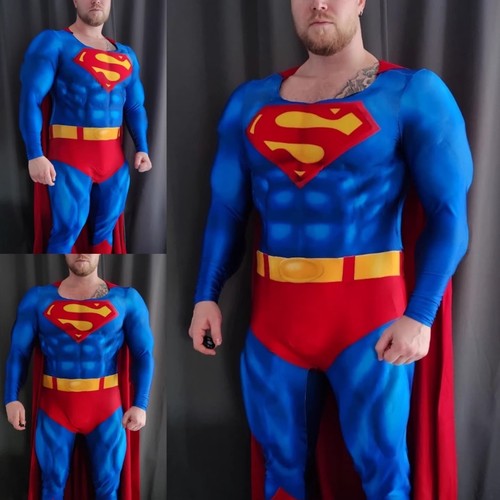 Superman cosplay jumpsuit - superman,